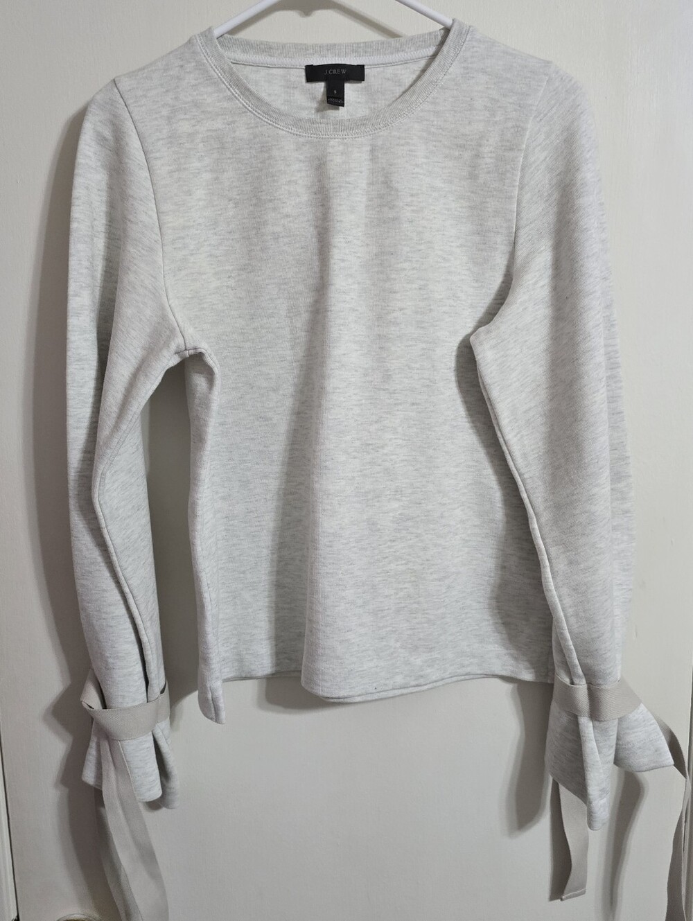 J.Crew Gray Sweatshirt With Ties